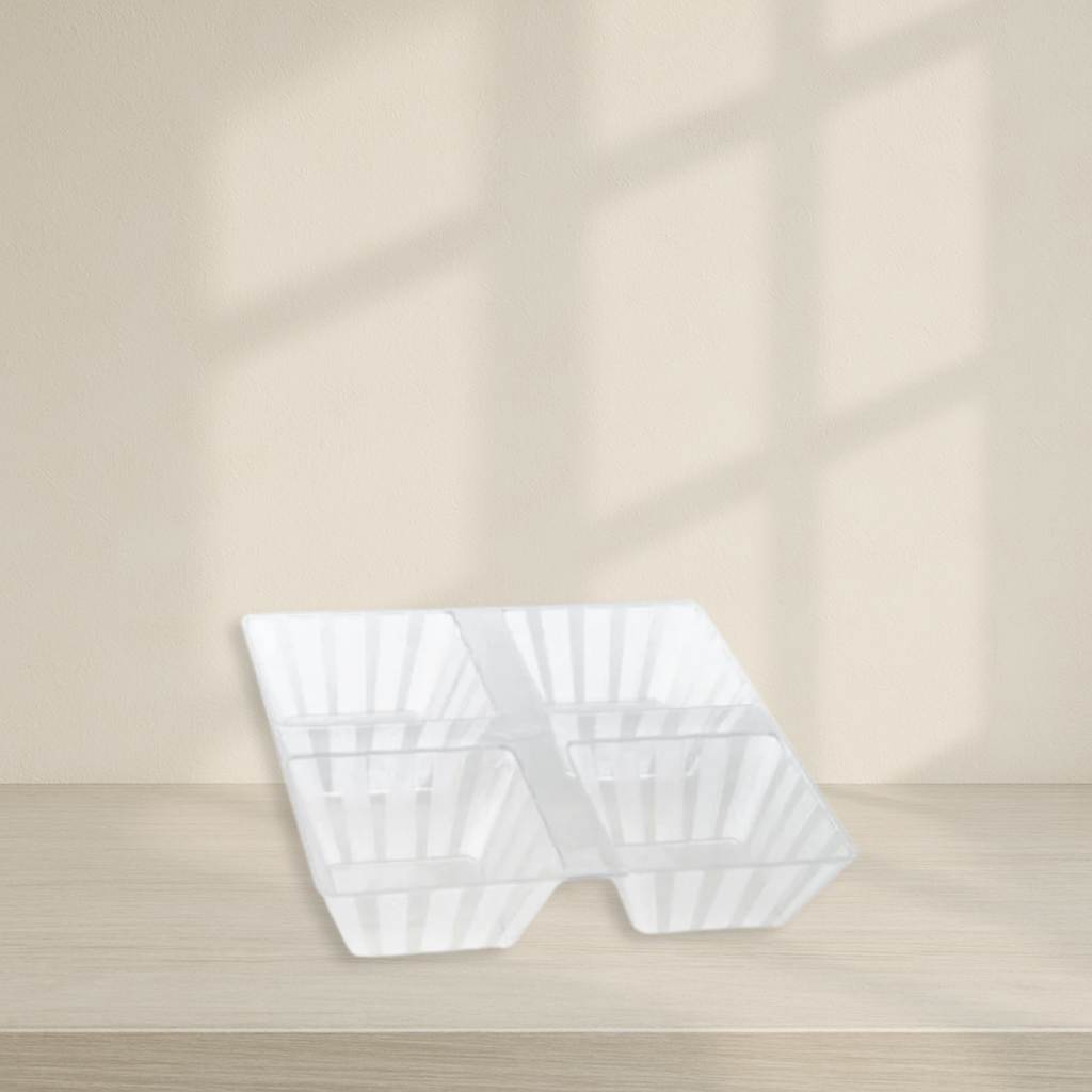 Four Compartment Plate