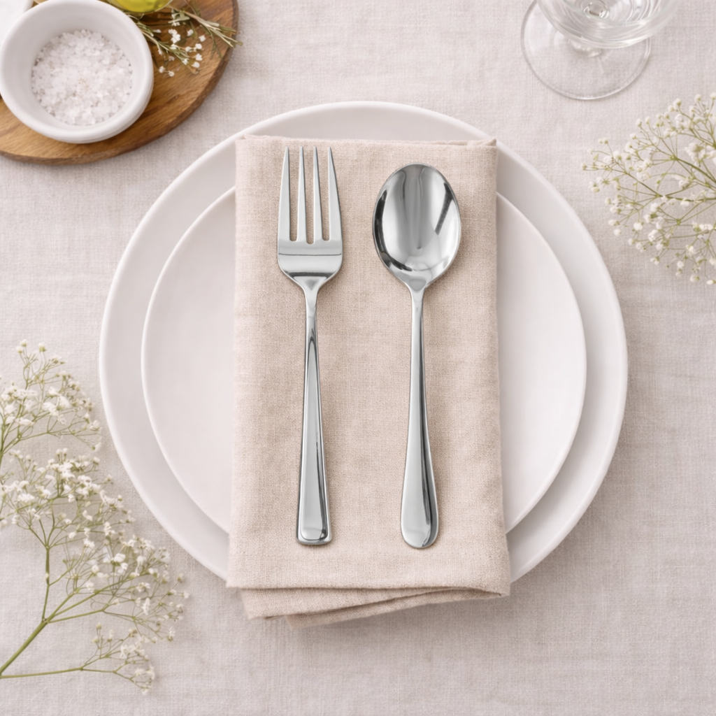 Serving 2 Spoons and 2 Forks - 4 Count