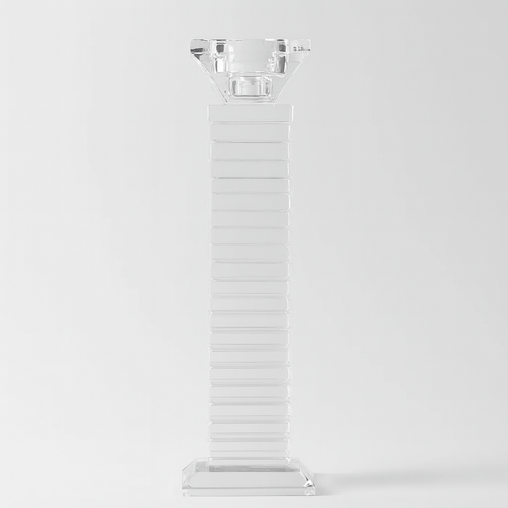 Lorraine Glass Candlestick