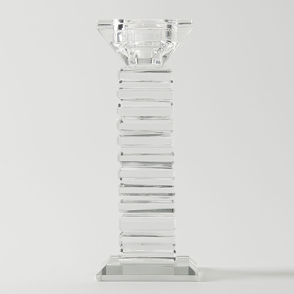 EIFEL Glass Candlestick