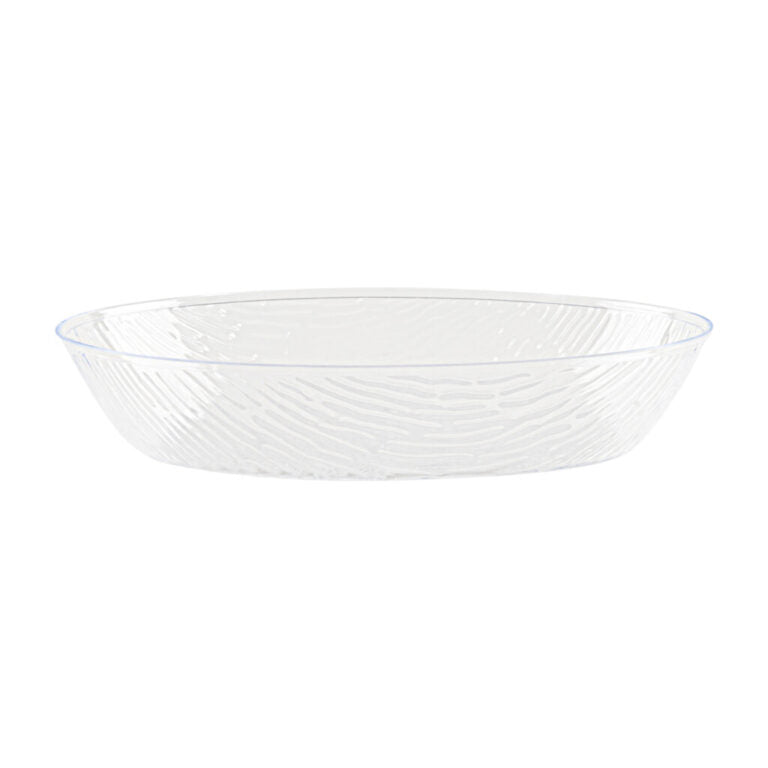 Icicles Clear Oval Bowls - 10 count - The Closeout Connection