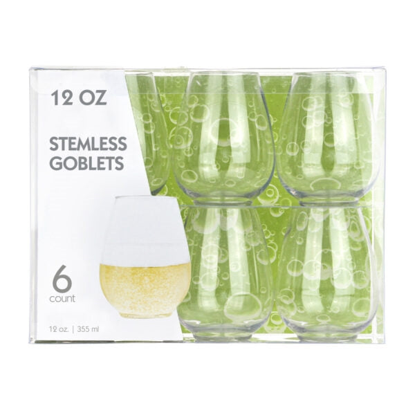 Stemless Goblets Round - The Closeout Connection