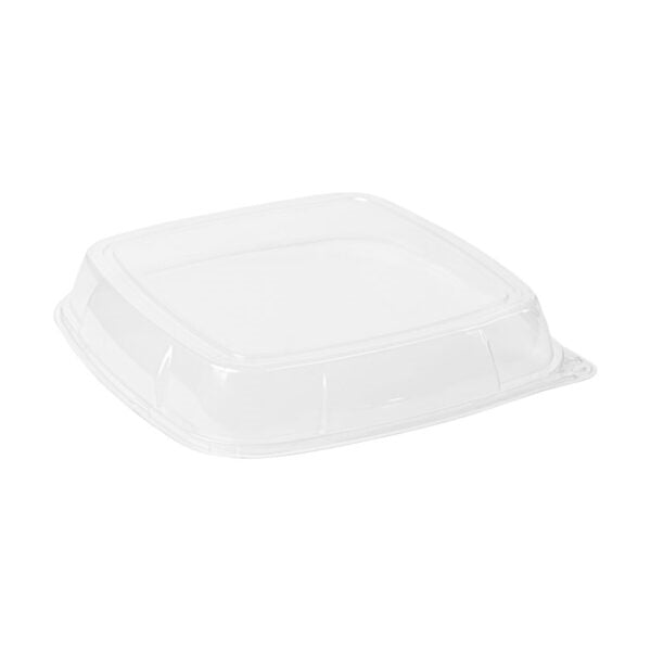Organic Square Tray Lid Clear 12" - The Closeout Connection