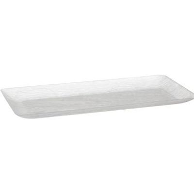 Clear Rectangle Serving Tray - The Closeout Connection