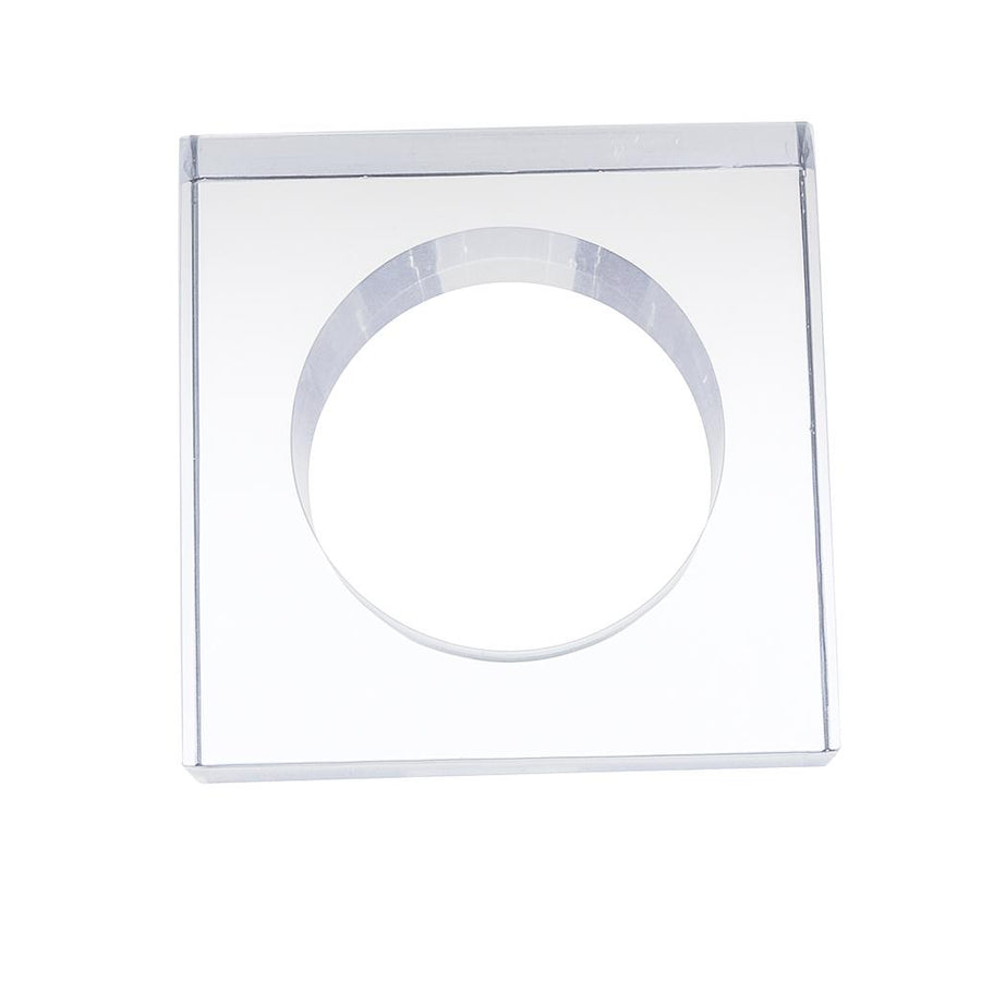 Lucite Square Napkin Ring - 4 Count - The Closeout Connection