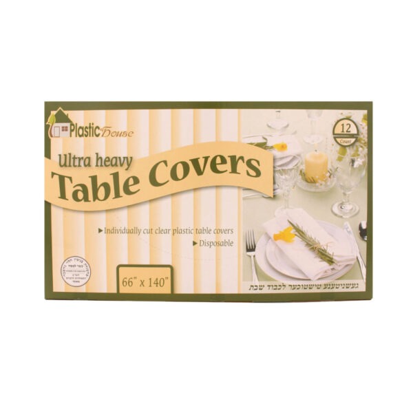 Clear Ultra Heavy Duty Table Cover - 12 ct