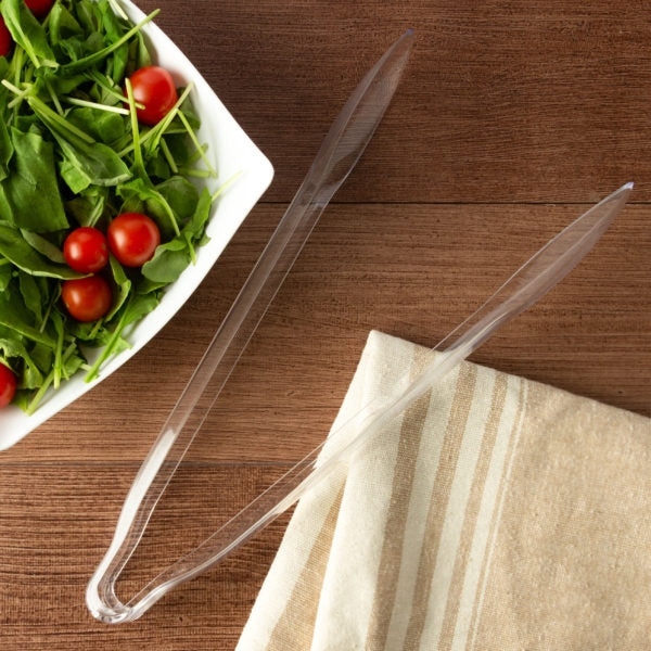 Clear Salad Tongs Twin Pack - The Closeout Connection