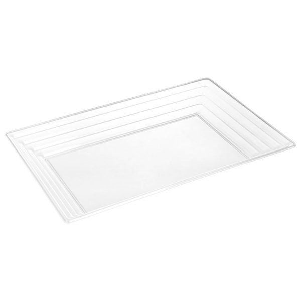Clear Serving Tray - The Closeout Connection