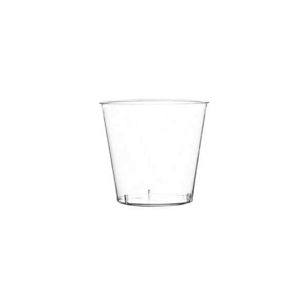 Clear 1oz Round Shot Cups- 50 Count - The Closeout Connection