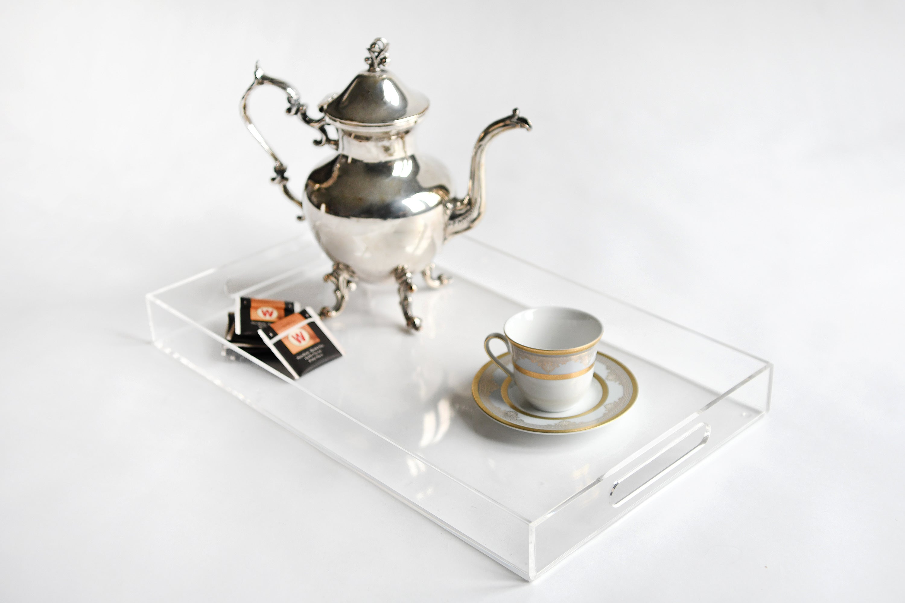 Large Lucite Serving Tray