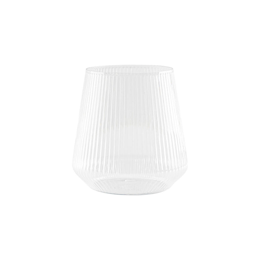 Ribbed Stemless Goblets 12 oz - The Closeout Connection