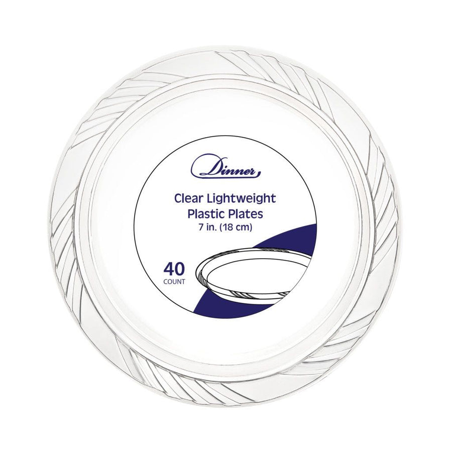 Dinner Collection Clear 7" Salad Plates