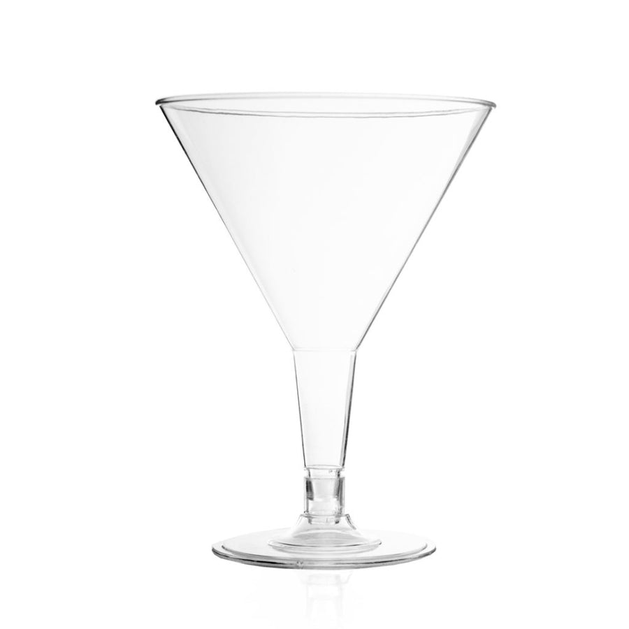 Plastic Martini Cups- 6 Count - The Closeout Connection