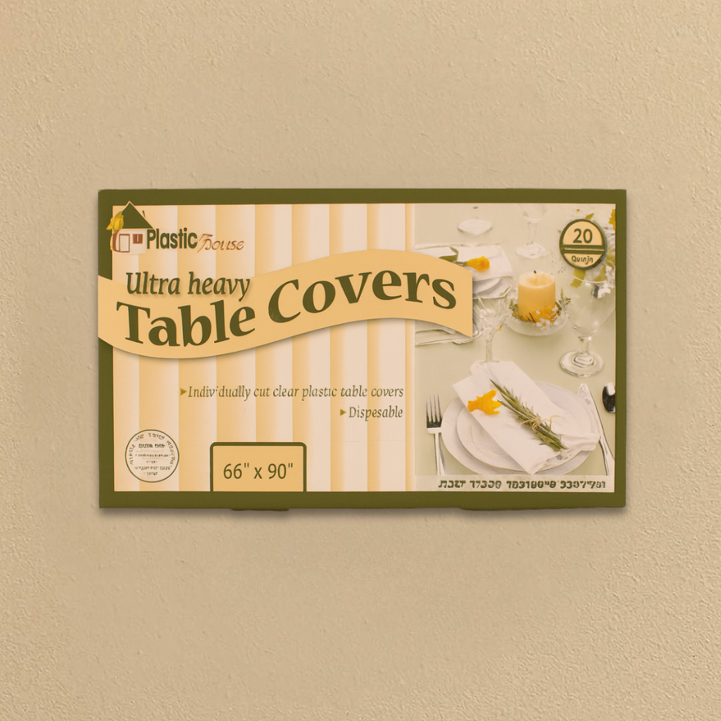 Clear Ultra Heavy Duty Tablecloths – 20ct