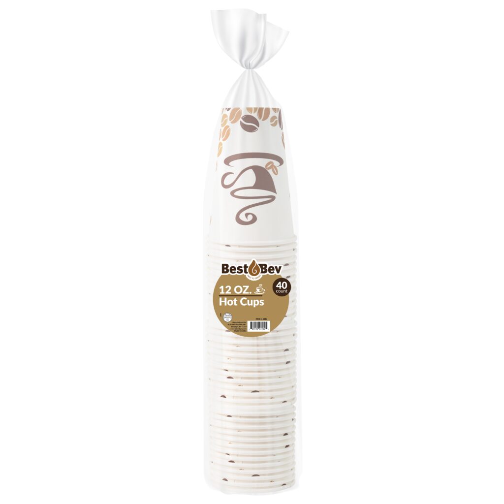 Hot Cups Coffee Print - 40 Count
