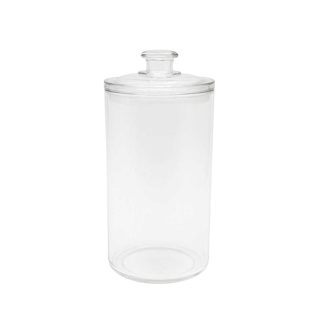 Round Lucite Container with Lid