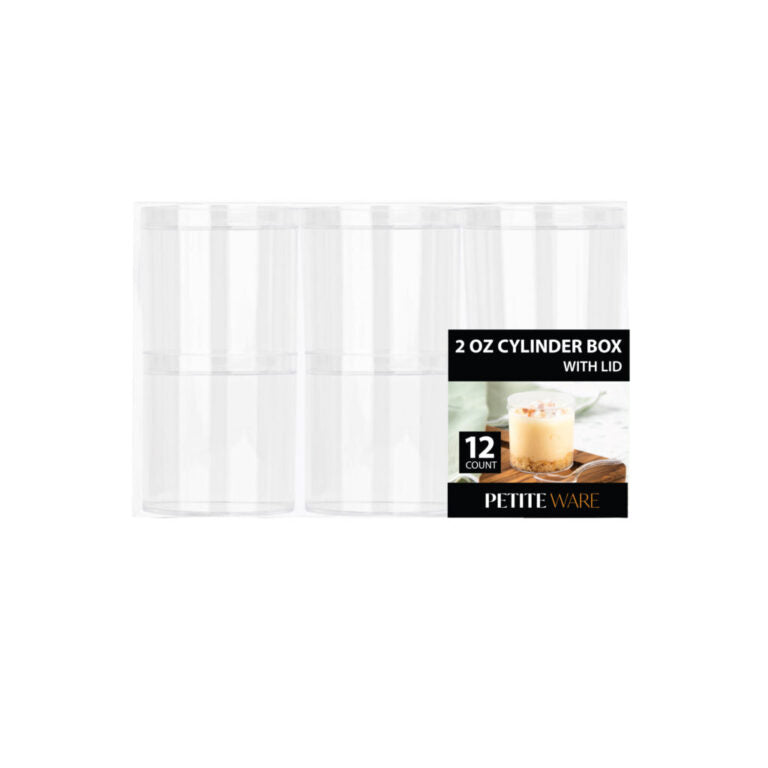 Cylinder Box With Lid - 12 Count - The Closeout Connection