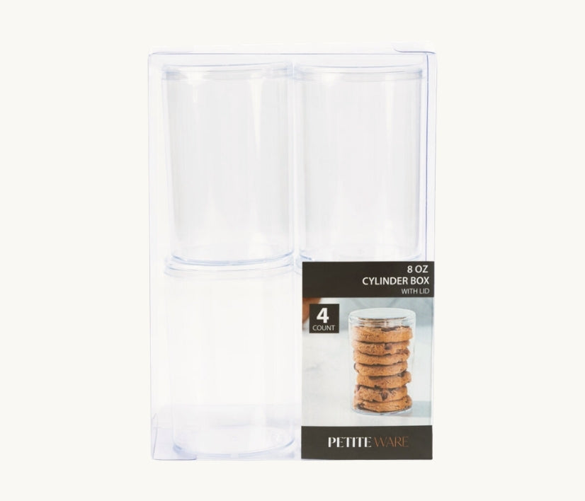 Cylinder Box 8 oz - 4 Count