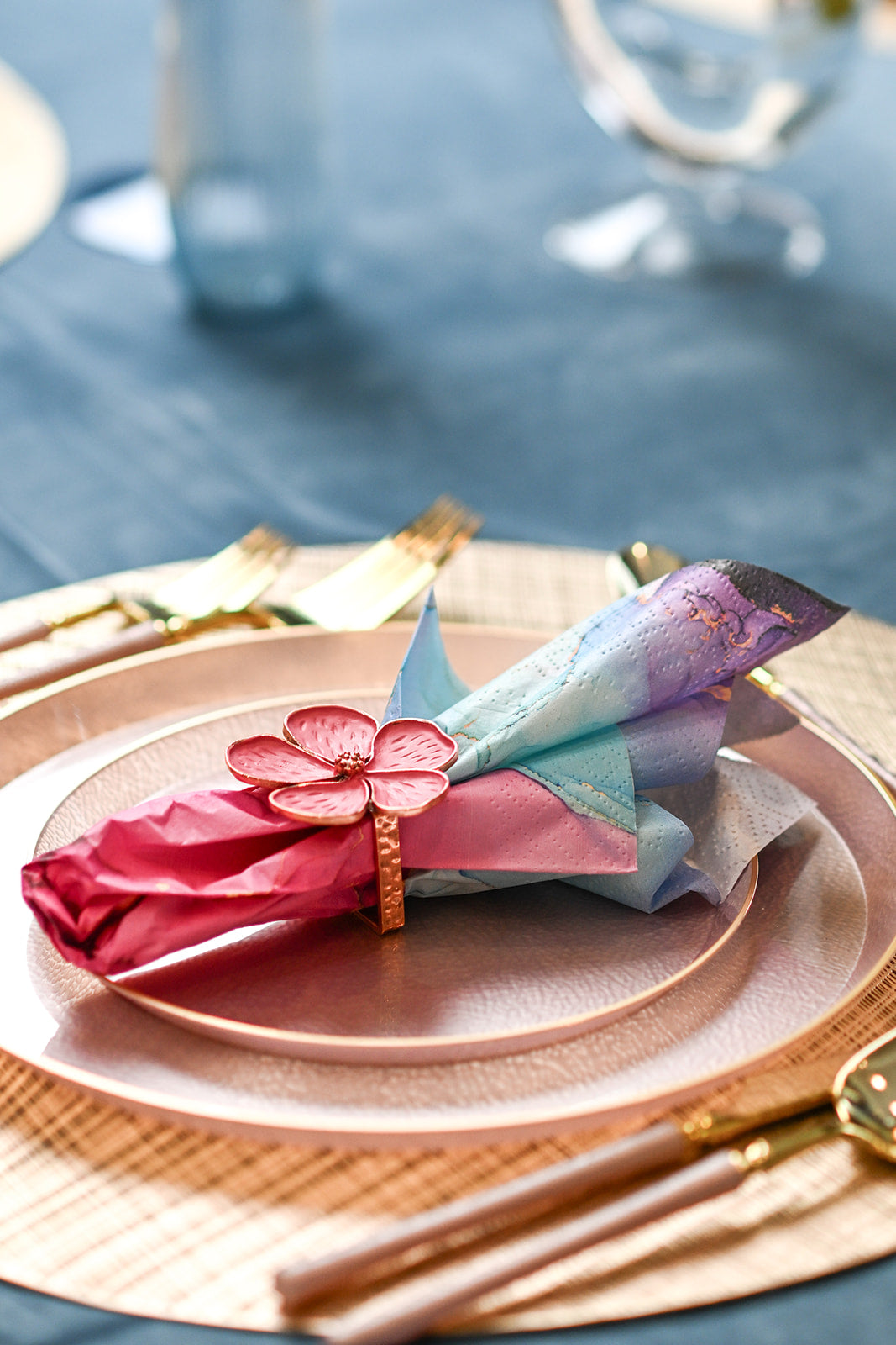 166 Piece Set - True Blu Scape 10 Guests