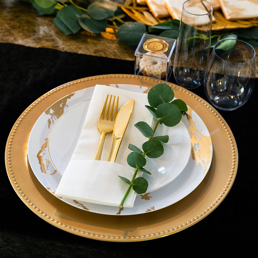 Dinner Napkins with Cutlery Pocket- 40 Count - The Closeout Connection