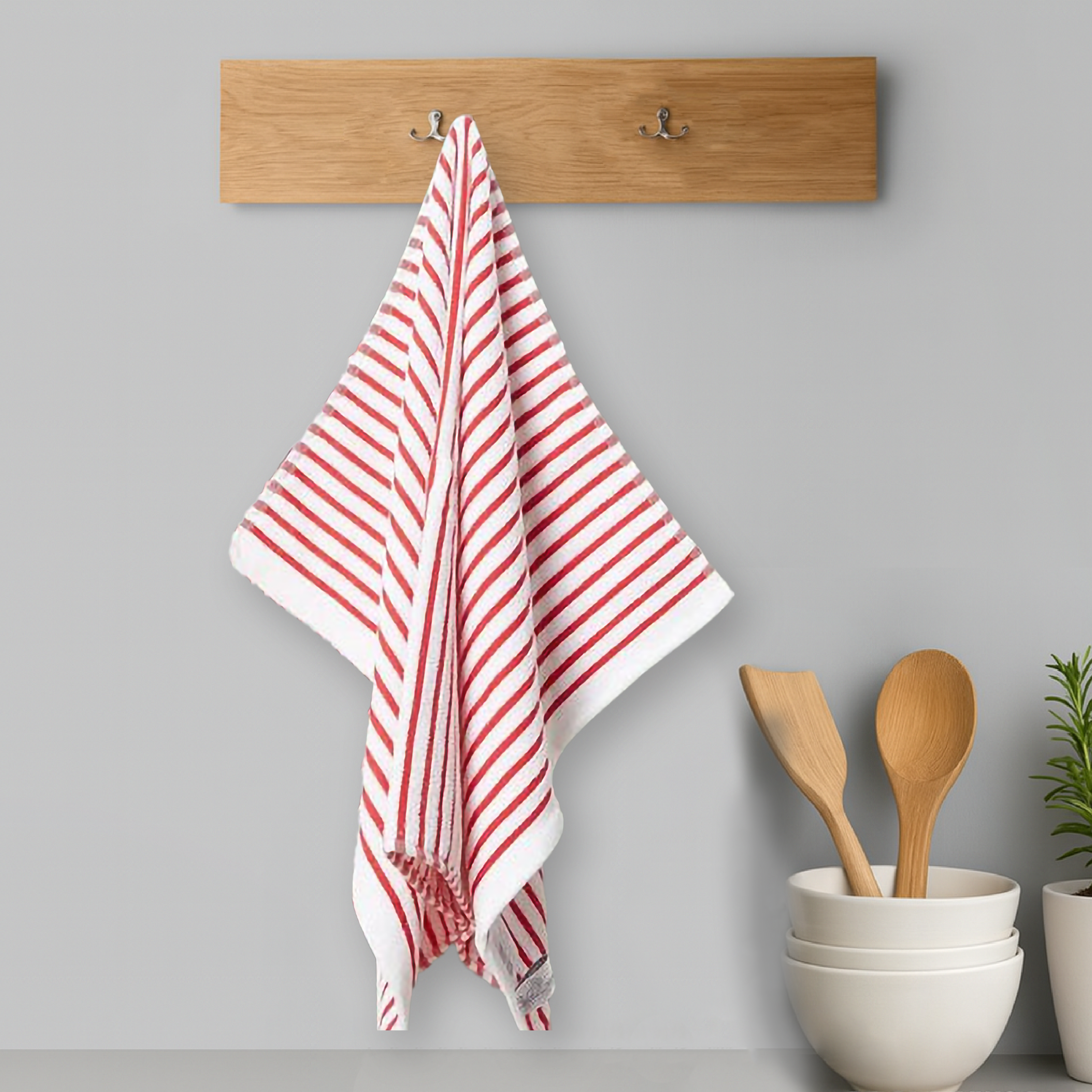 Chain Stripe Kitchen Towel