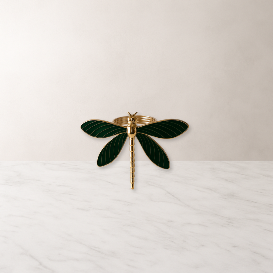 Dragonfly Napkin Ring - 4 Count - The Closeout Connection