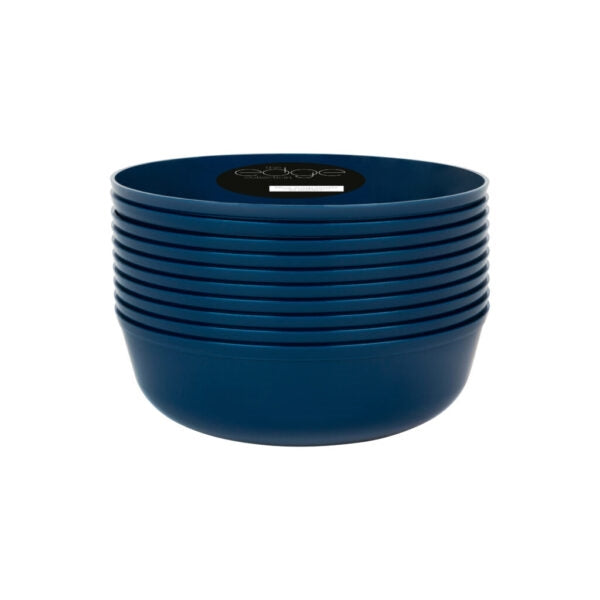 Edge Soup Bowls Navy Blue - 10 count - The Closeout Connection
