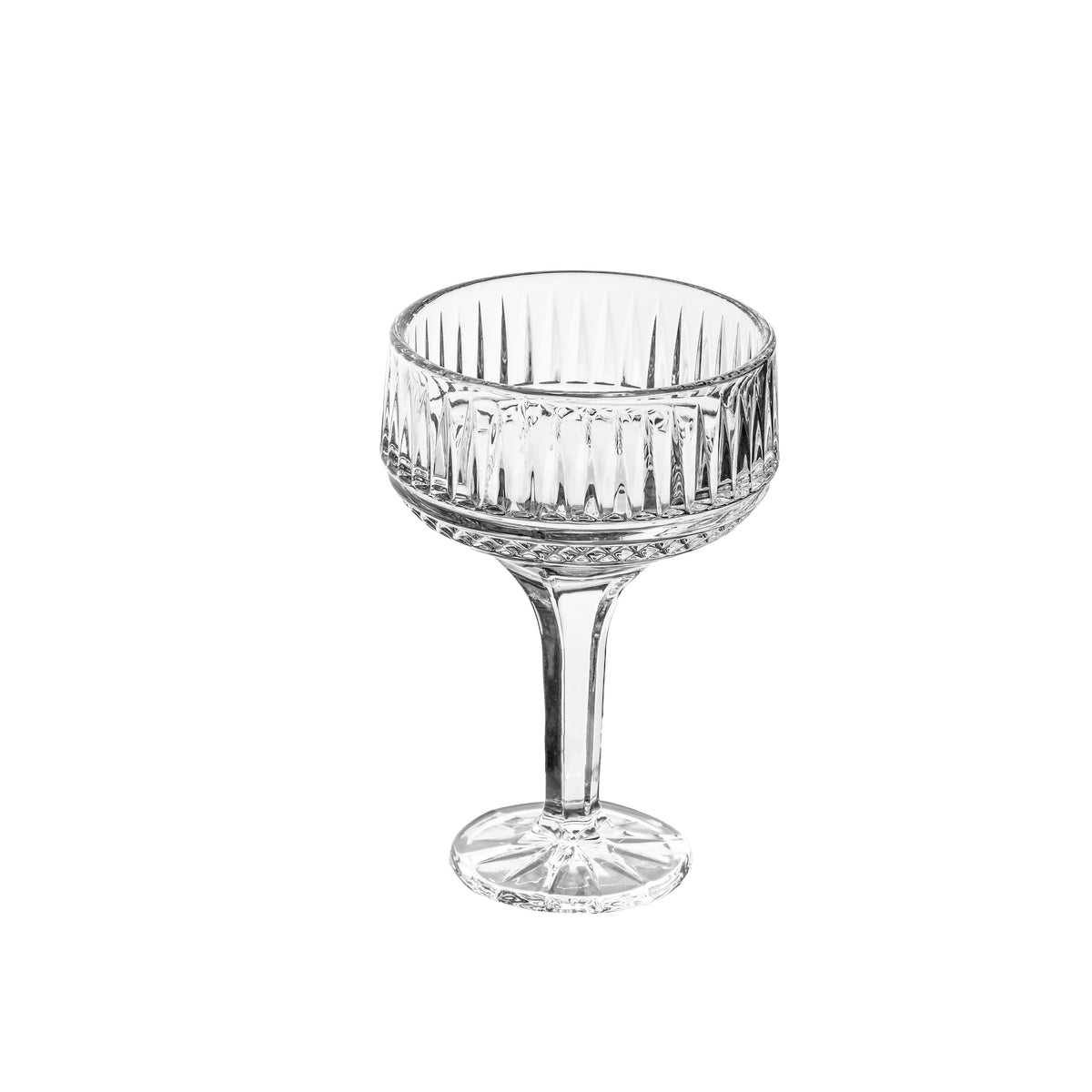 Elisa Stemmed Glass Dessert Cups 12 oz - Set of 4 - The Closeout Connection