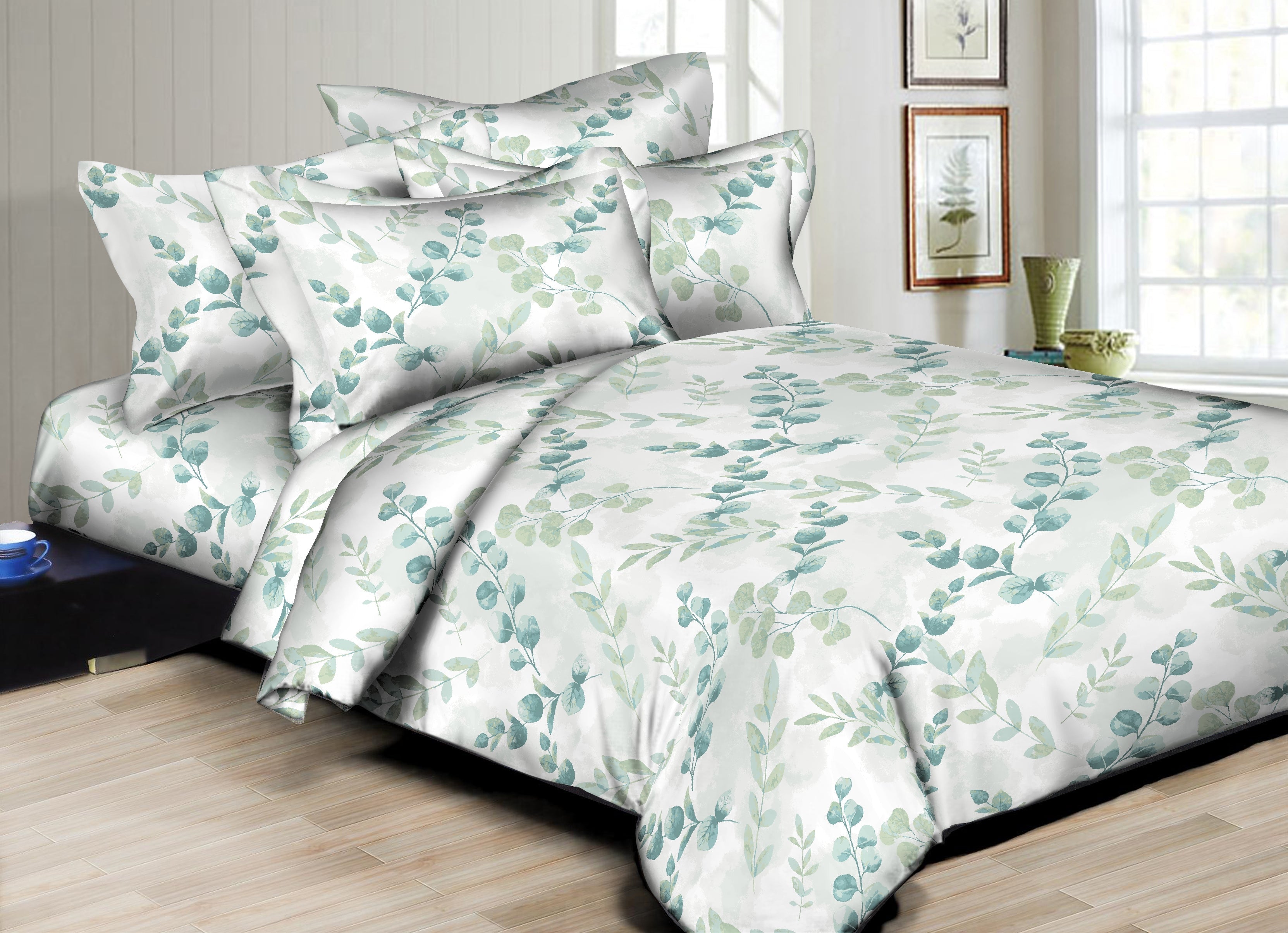 Eucalyptus Aqua Duvet Set