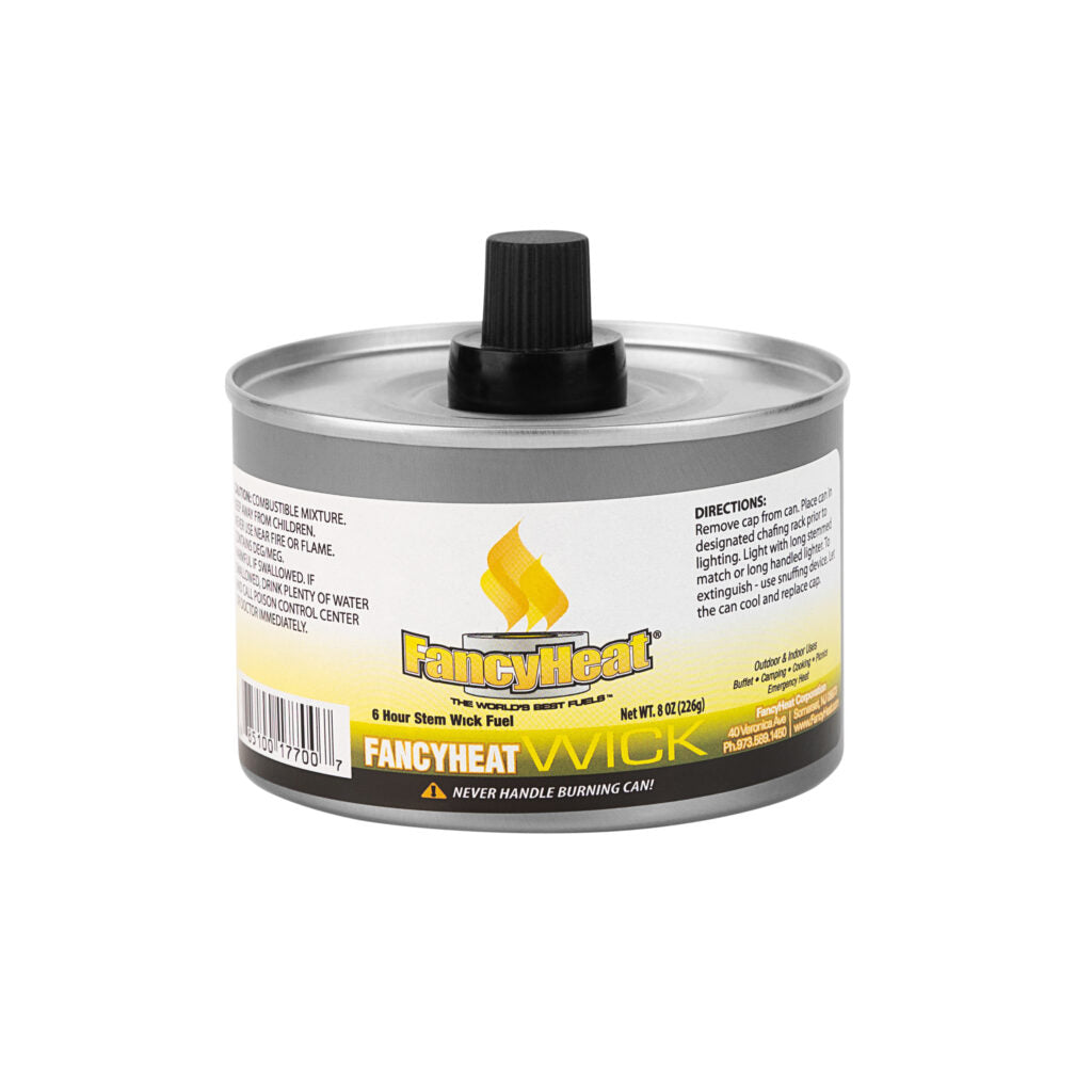 Fancy Heat Wick Chafing Fuel Can - 6 Hour