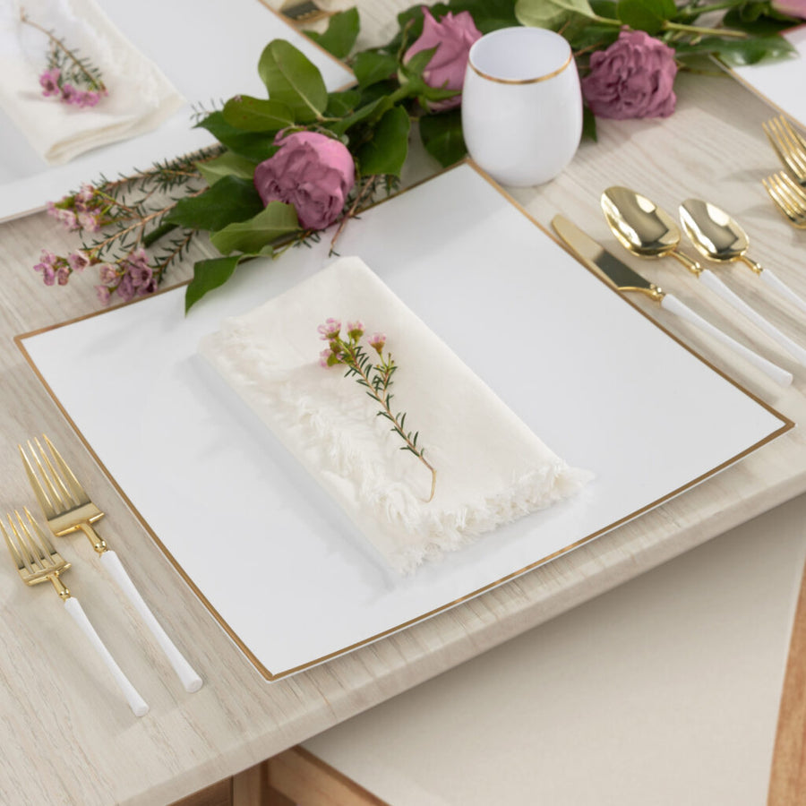 Chargers Square Flat White Gold Rim - The Closeout Connection