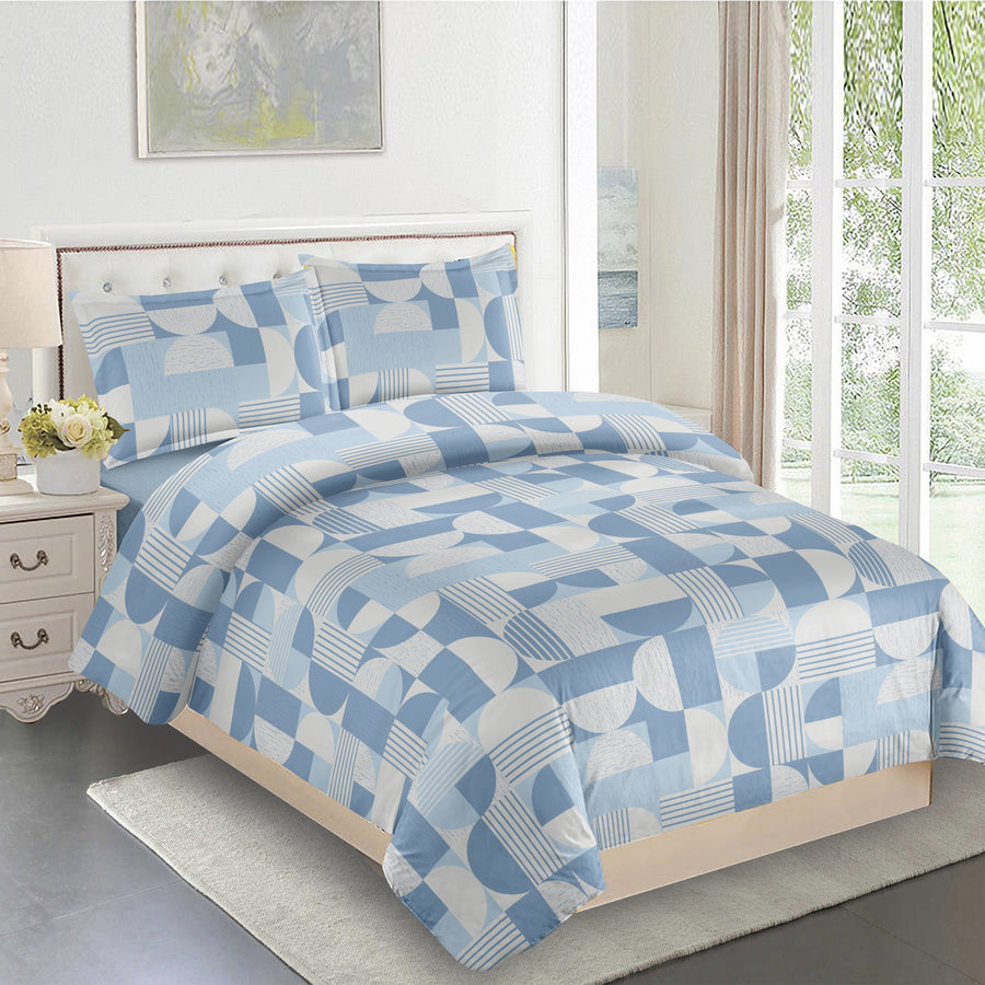 Geometric Shapes Blue design detail - The Closeout Connection