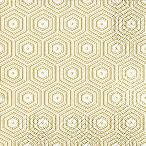 Geometric Hipster Silver White - 20 Count