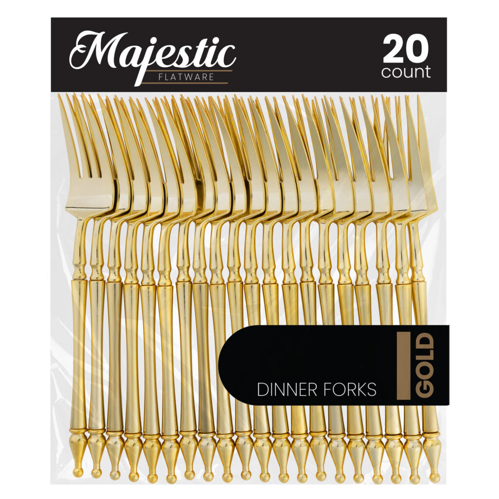 Majestic Flatware Gold Dinner Forks - The Closeout Connection #Color_Gold#Type_Dinner Forks