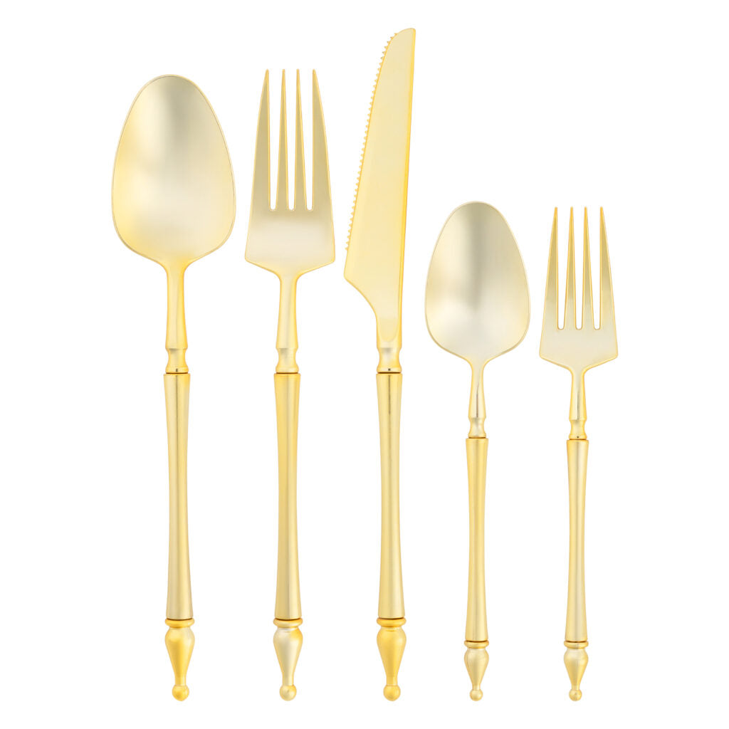Majestic Flatware Gold Set - The Closeout Connection #Color_Gold