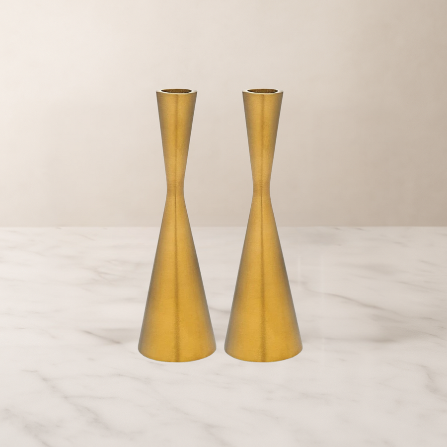 Dania Copper Tapered candle holder 7.5" - The Closeout Connection