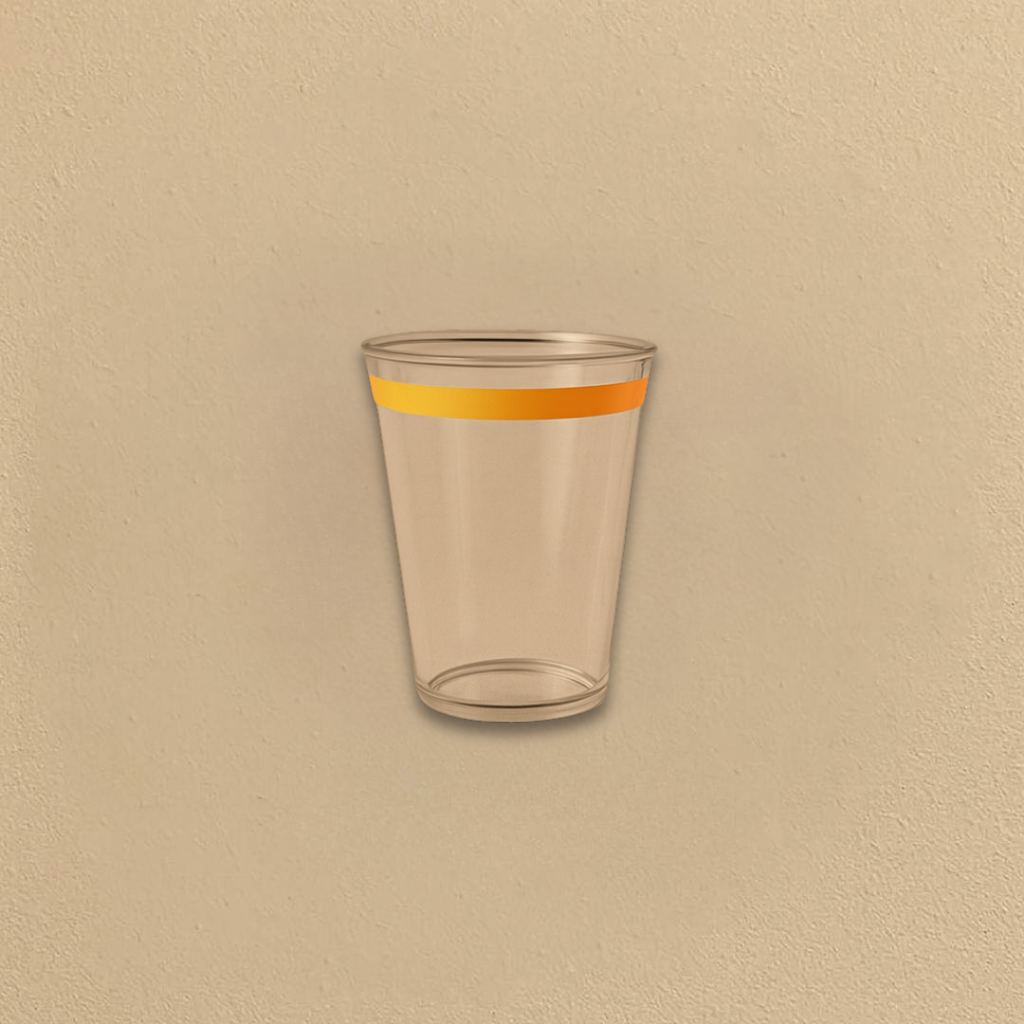 Gold Rim Cups- 14 Count