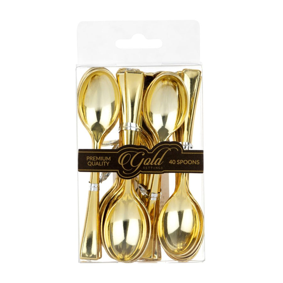 MiniWare Gold Spoons - The Closeout Connection