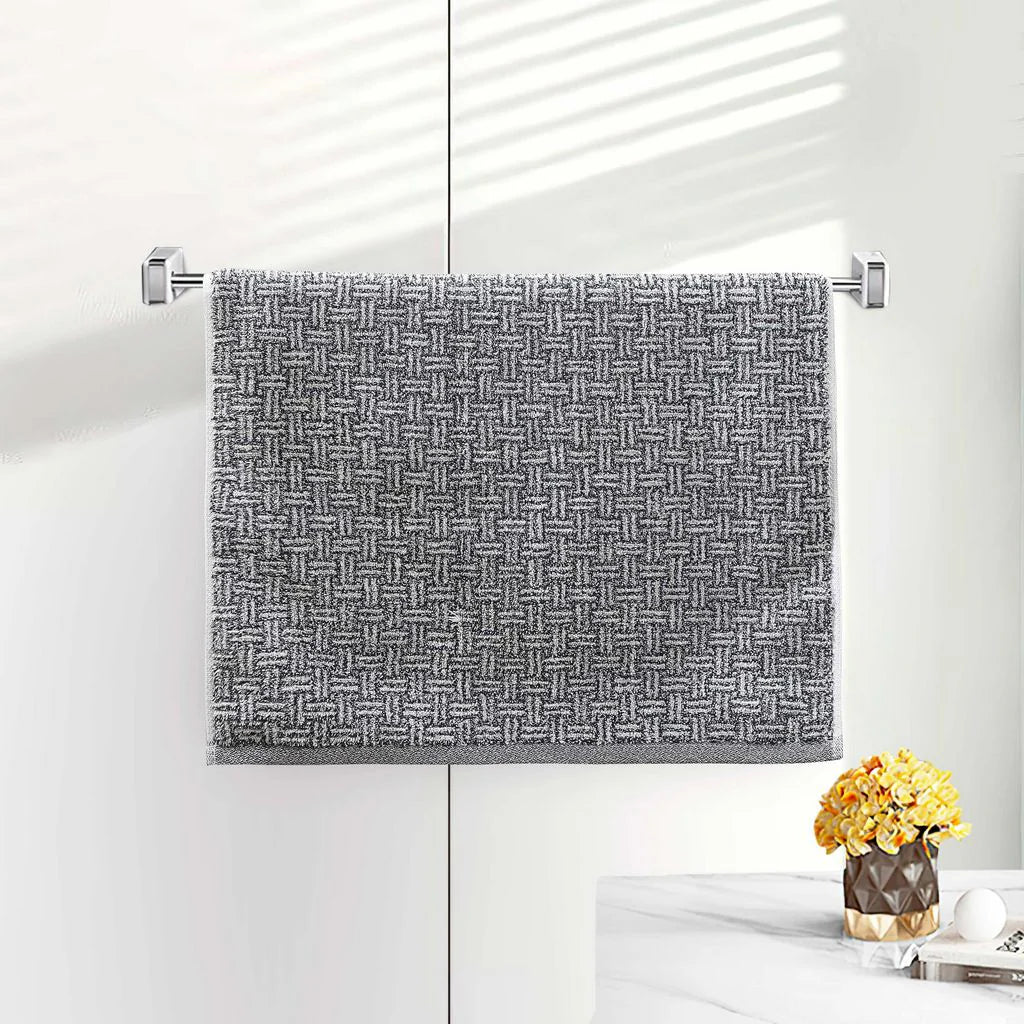 Brick Stone Hand Towel Gray