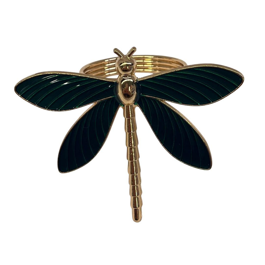 Dragonfly Napkin Ring - 4 Count - The Closeout Connection