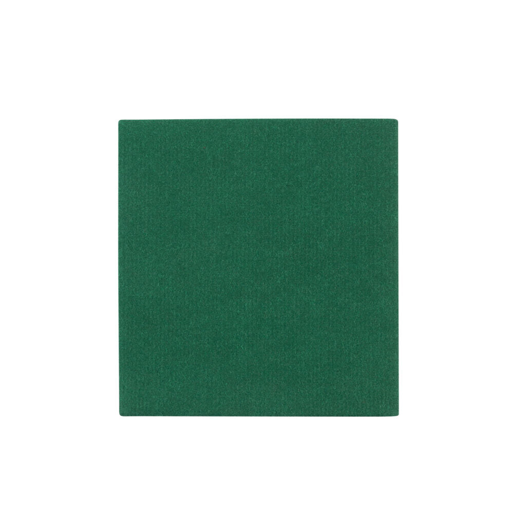 Airlaid 1/4 Fold Green Cocktail Napkin - 20 Count