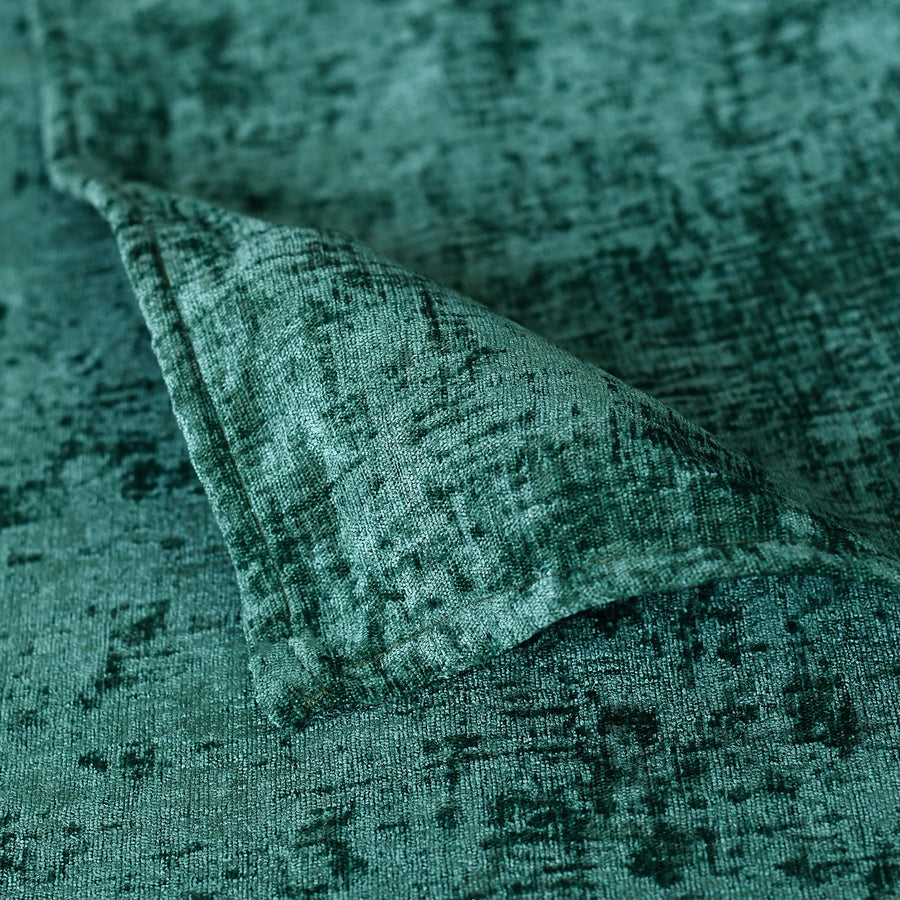 Jardin Emerald Green Chenille Tablecloth - The Closeout Connection