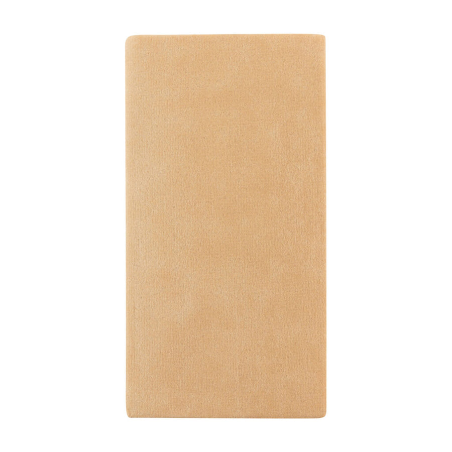 Airlaid 1/6 Fold Natural Wood Guest Towels - 20 Count - The Closeout Connection