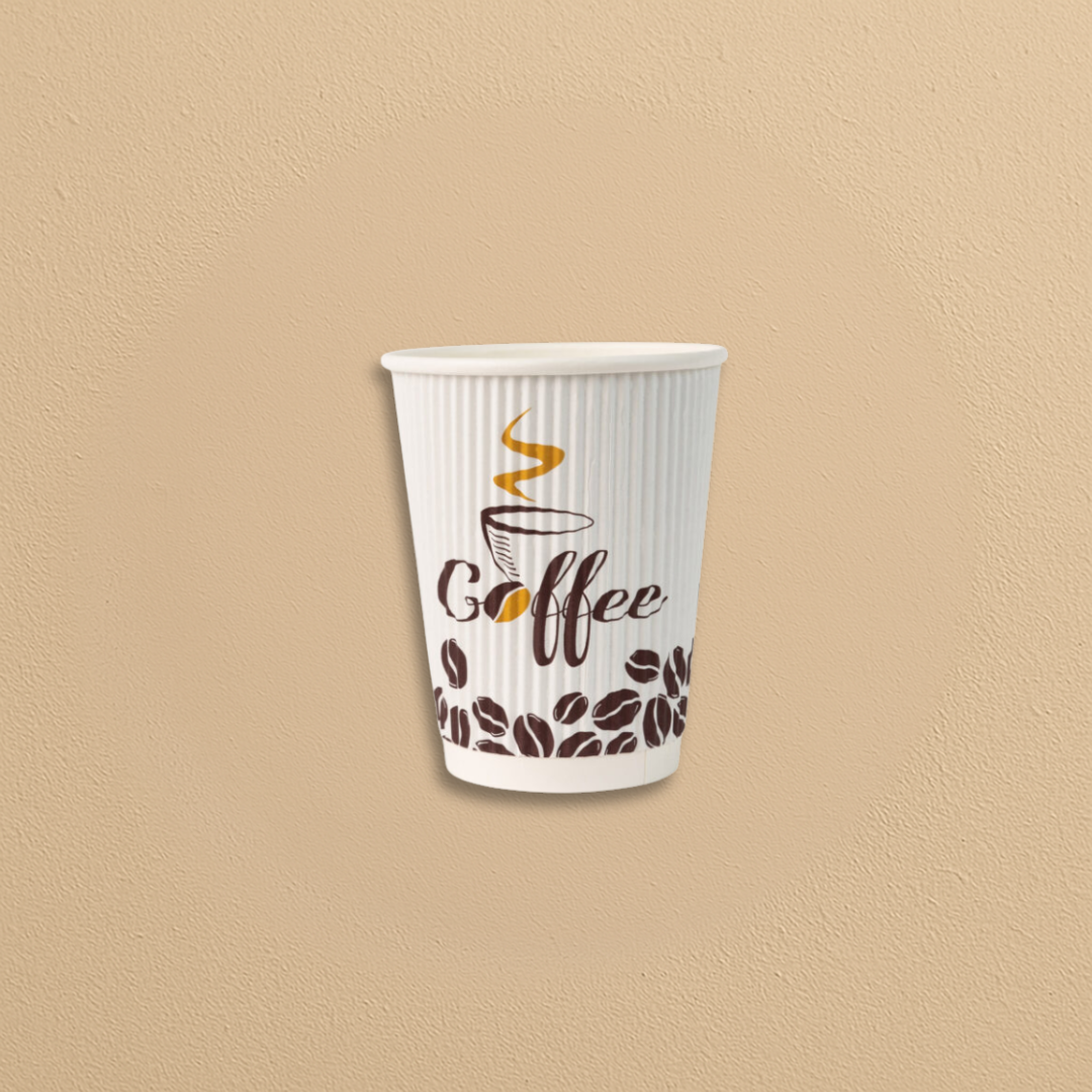 Ripple Hot Cups Coffee Print - 20 Count