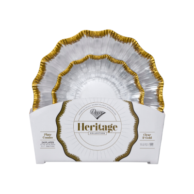 Heritage collection clear/gold 24ct