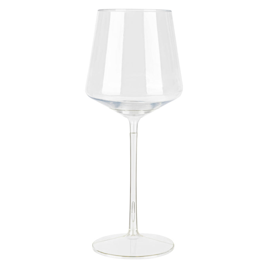 Hip Wine Glass Clear - 4 Count - The Closeout Connection