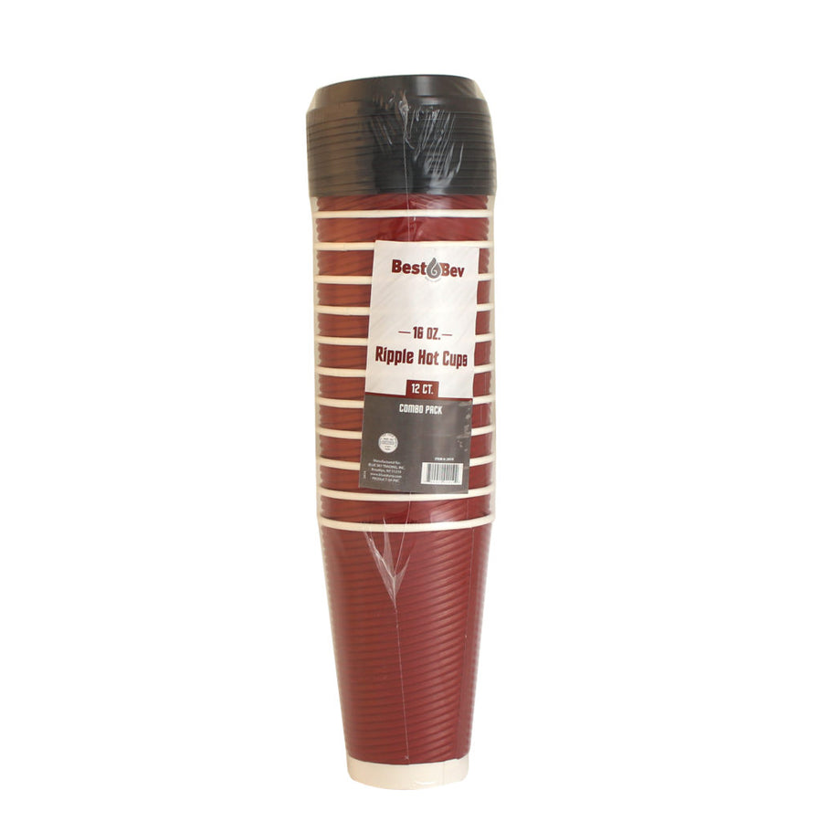Ripple Cups Burgundy Combo 50 Count - The Closeout Connection