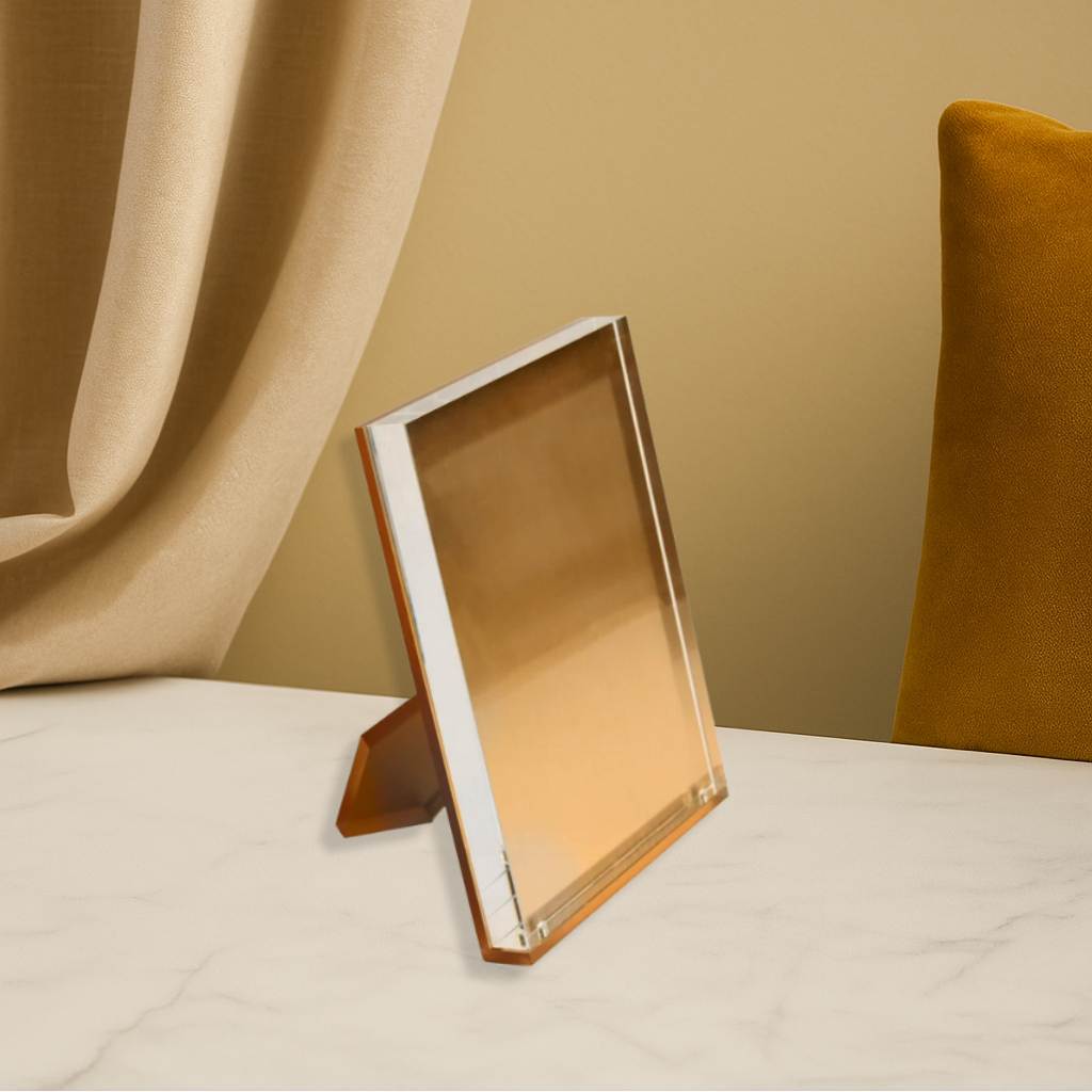 TMUNAH Gold Lucite Frame