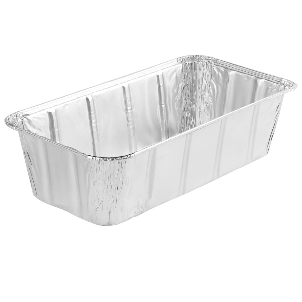 2 Lb. Aluminum Loaf Pans - 5 Count
