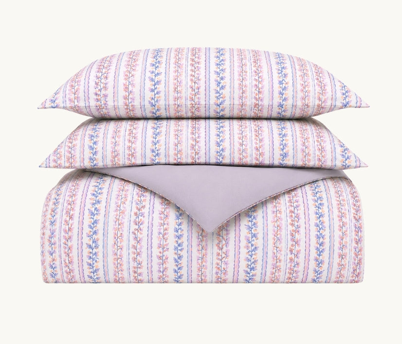 Luxe Petal Ribbons Bedding Set - 6 Piece
